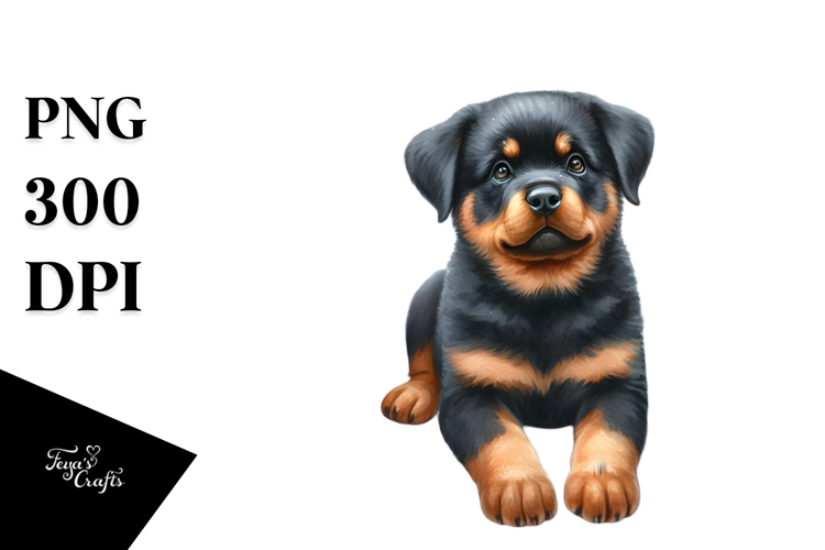 Rottweiler Clipart Image 3