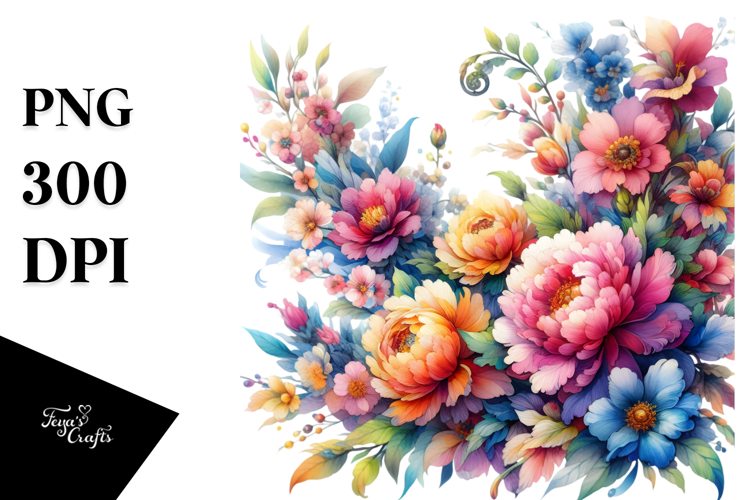 Flower Drawing Png Image 2