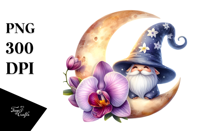 Orchid Clipart Image 4