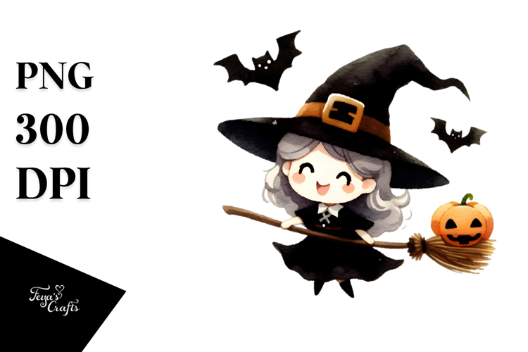 Halloween Witch Clipart Image 6