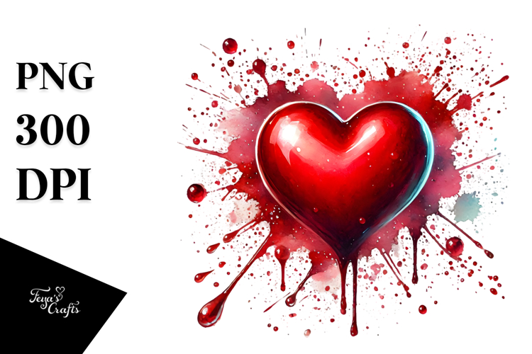 Red Heart Png Image 11