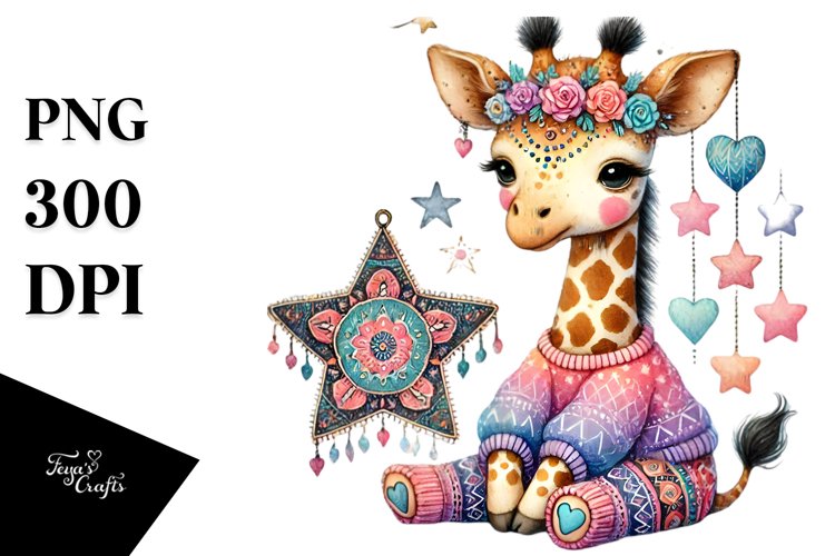 Giraffe Clipart Image 23