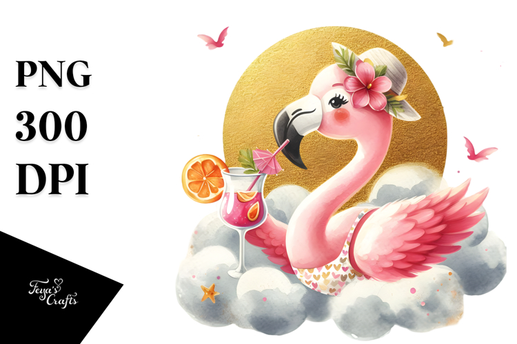 Flamingo Clipart Image 6
