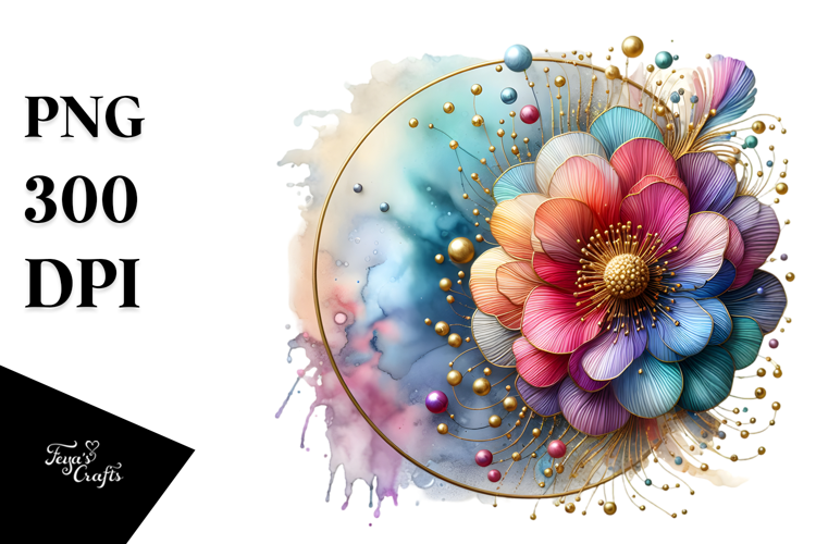 Colorful Gardenia Anemone, Transparent PNG