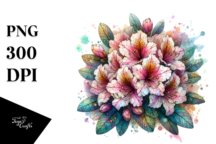 Vibrant Rhododendron PNG