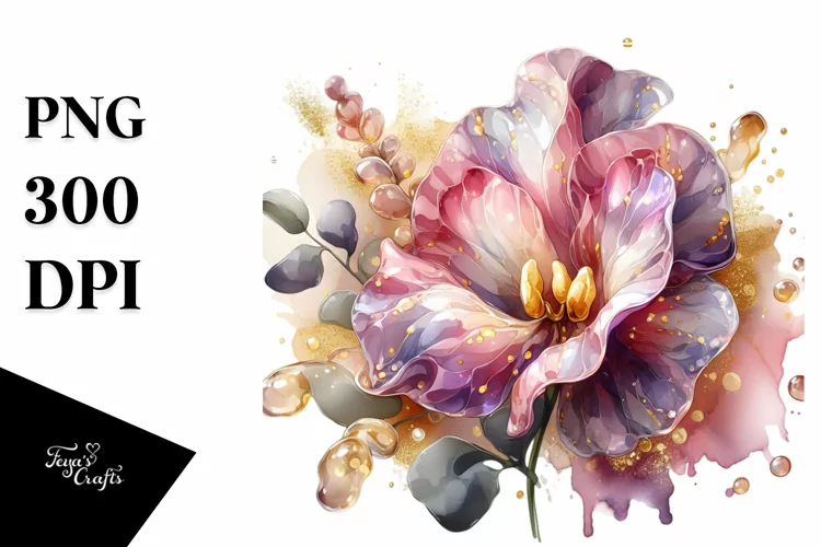 Abstract Glossy Sweet Pea Like Material