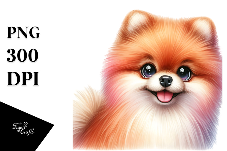 Pomeranian Clipart Image 9