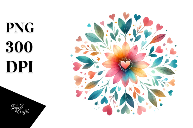 Flower Sticker Png Image 24