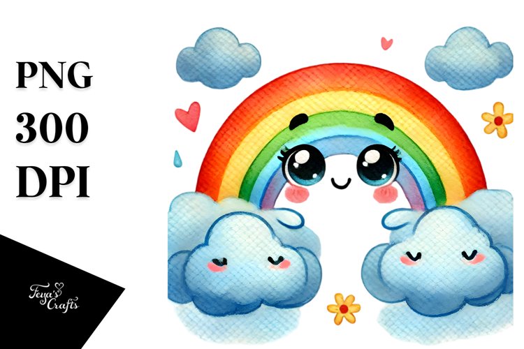 Cute Cloud Clipart Image 8