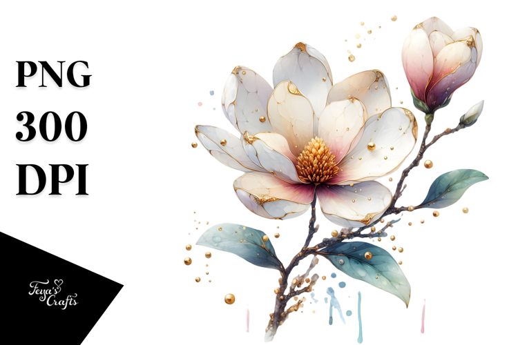 Magnolia Clipart Image 15