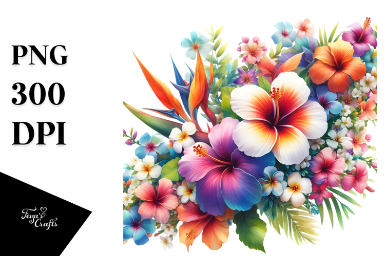 Hawaiian Flowers Clipart Image 20