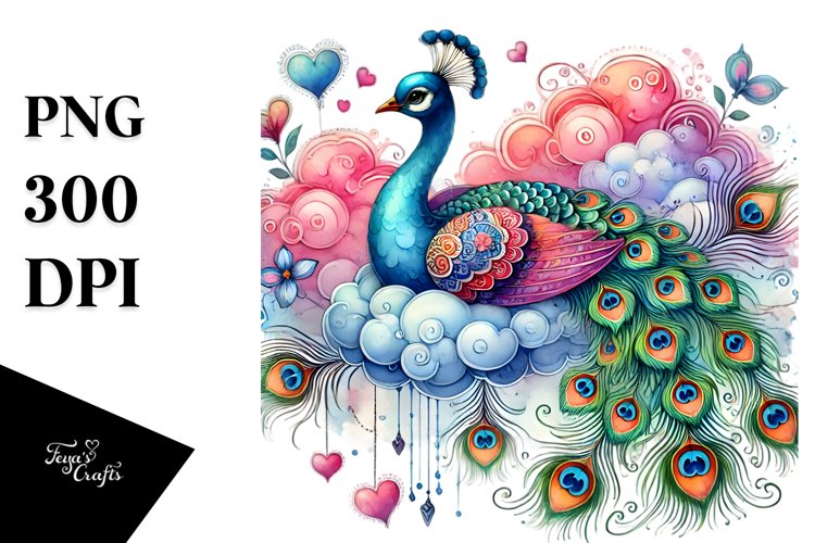 Peacock Clipart Image 20