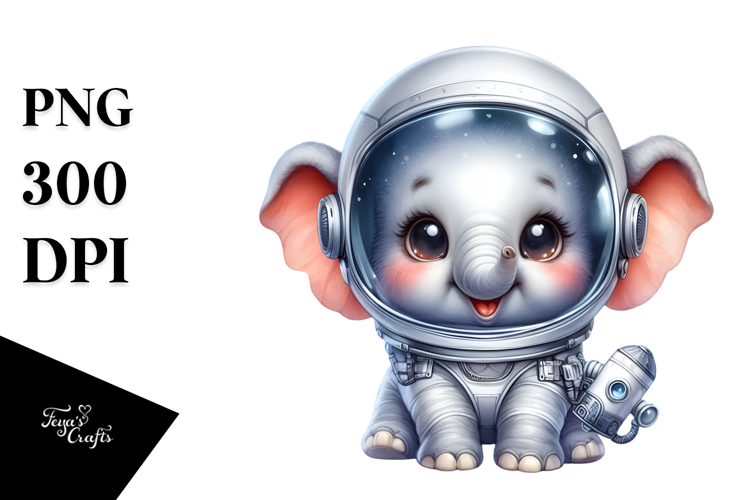 Energetic Elephant with Singer Look