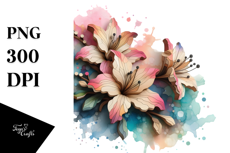 Small Stained Azalea PNG