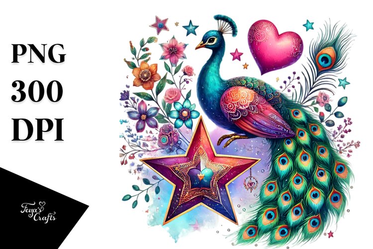 Peacock Clipart Image 14