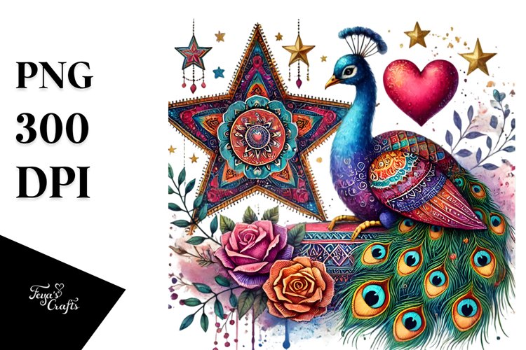 Peacock Clipart Image 13