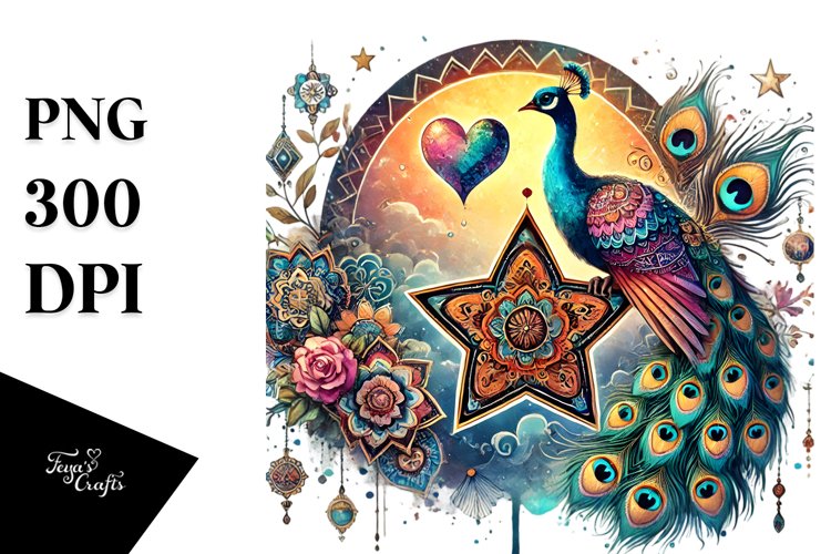 Peacock Clipart Image 12