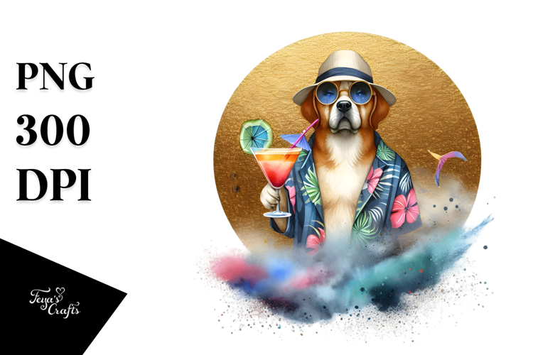 Watercolor Cocktail Clipart Image 18