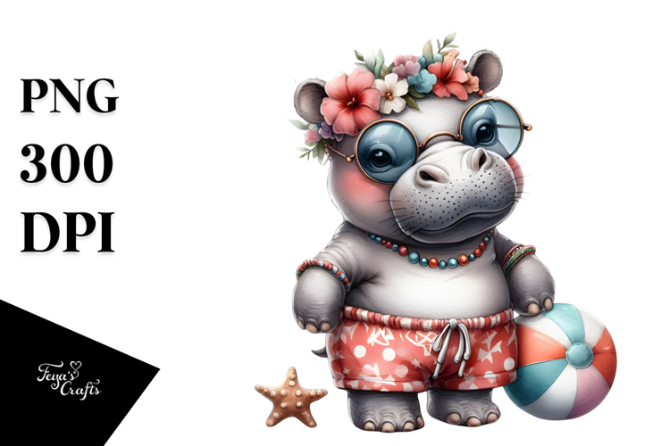 Hippo Clipart Image 23