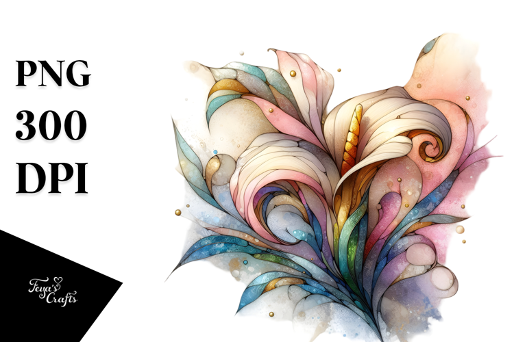 Stained Calla Lily