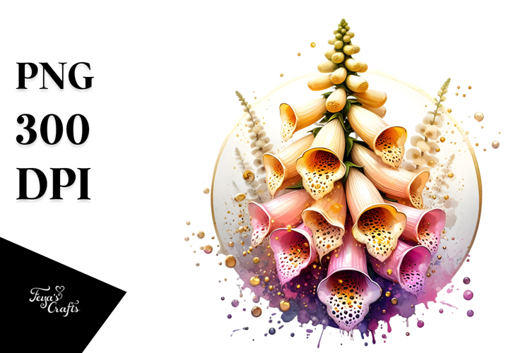 Glossy Foxglove PNG