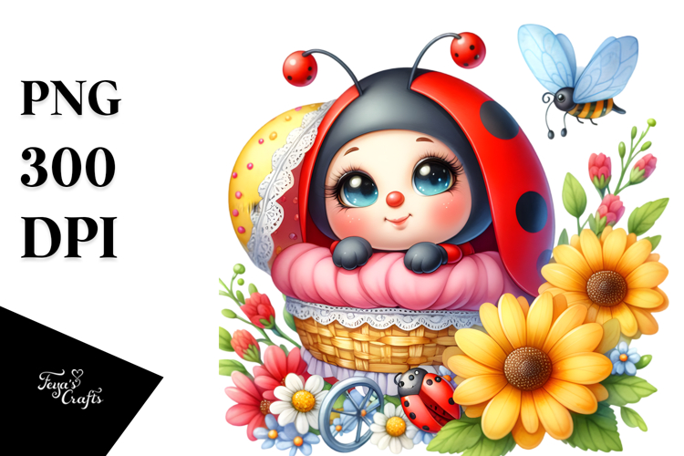 Ladybug Clipart Image 6