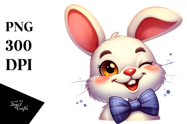 Joyful Bunny, Transparent PNG