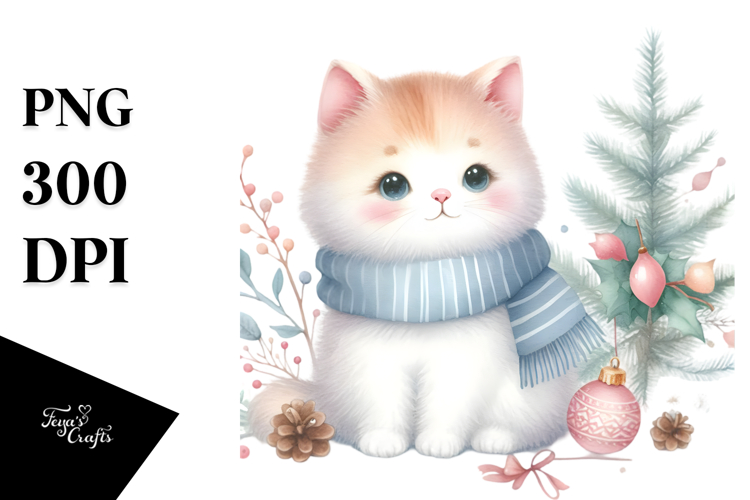 Cat Watercolor Image 19