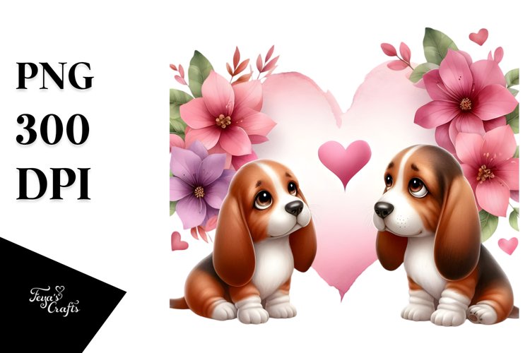 Basset Hound Clipart Image 6