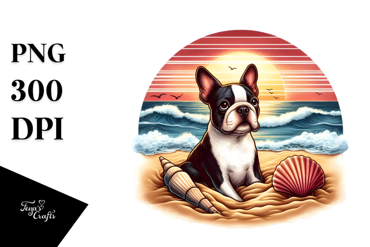 Boston Terrier Clipart Image 9
