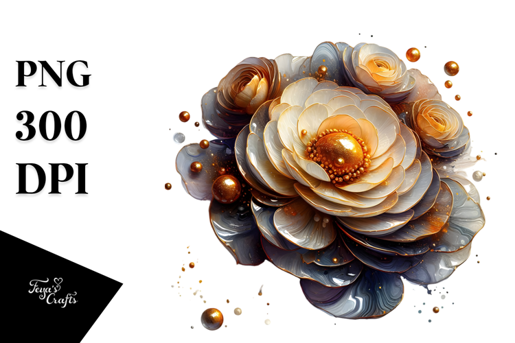 Abstract Ranunculus PNG