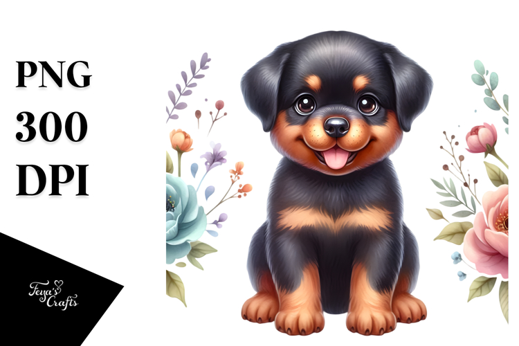 Rottweiler Clipart Image 10
