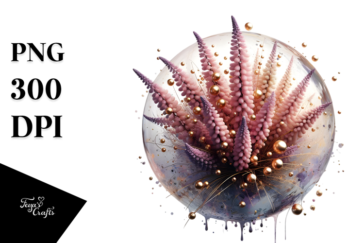 Abstract Heather Splash PNG