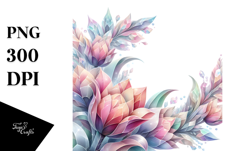 Diamond Tulip Watercolor Splash