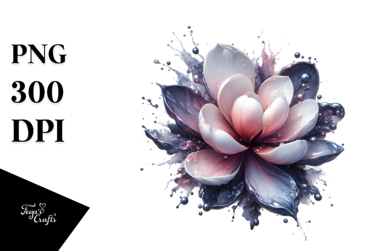 Abstract Watercolor Splash White Background
