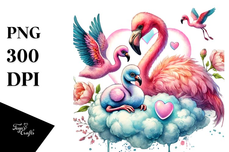 Flamingo Clipart Image 2