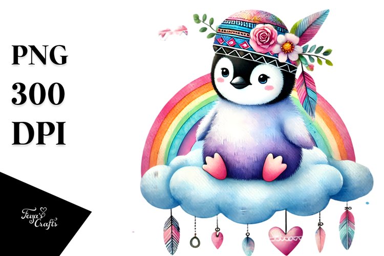 Penguin Clipart Image 13