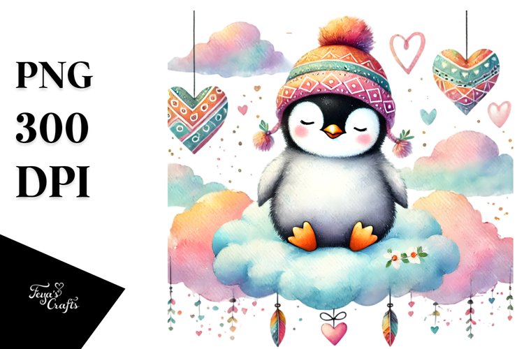 Penguin Clipart Image 12