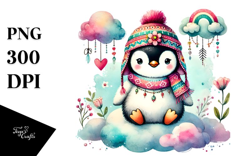 Penguin Clipart Image 10