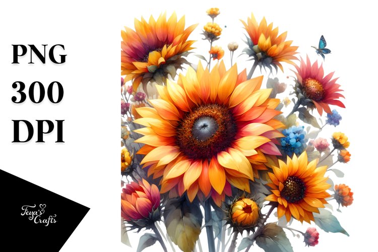Sunflower Clipart Image 10