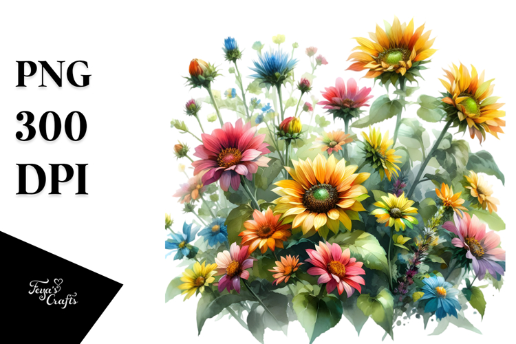 Vibrant Sunflower Petals | Clipart