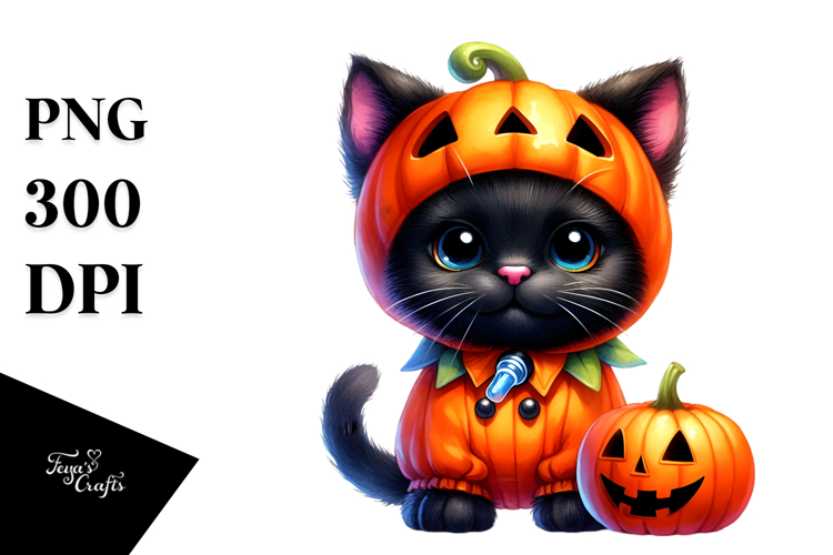 Black Cat Clipart Image 21