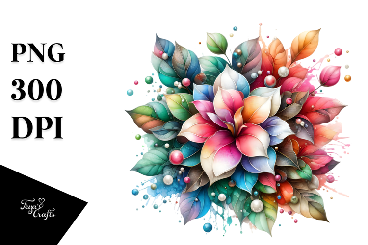 Colorful Gardenia, Transparent PNG