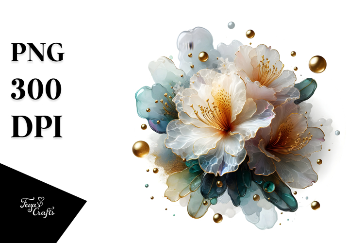Abstract Rhododendron PNG example image 1