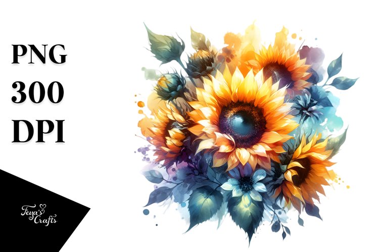 Sunflower Clipart Image 7