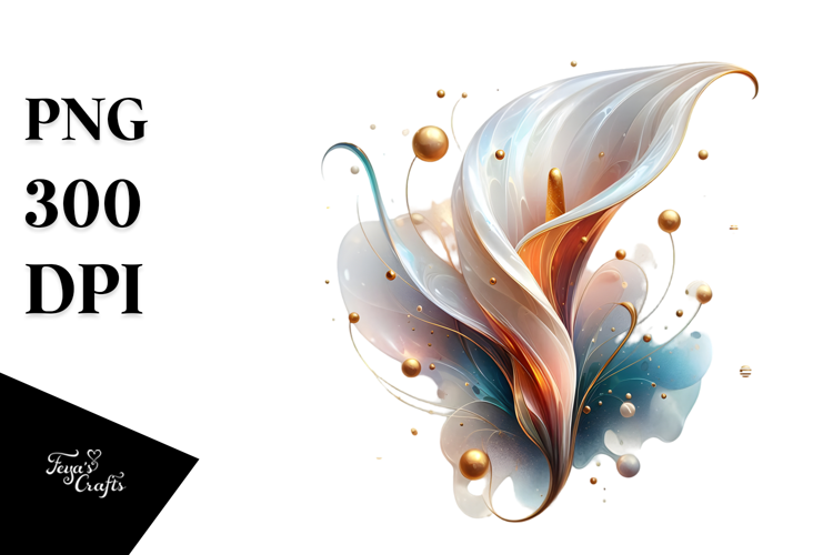 Glossy Calla Lily PNG