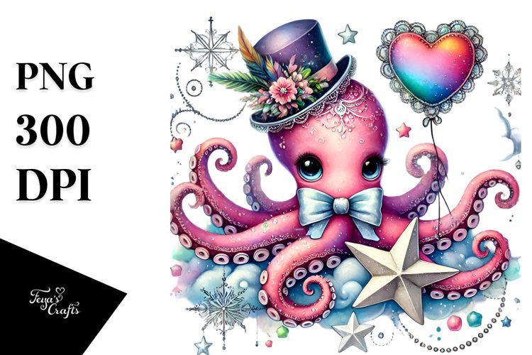 Octopus Clipart Image 24