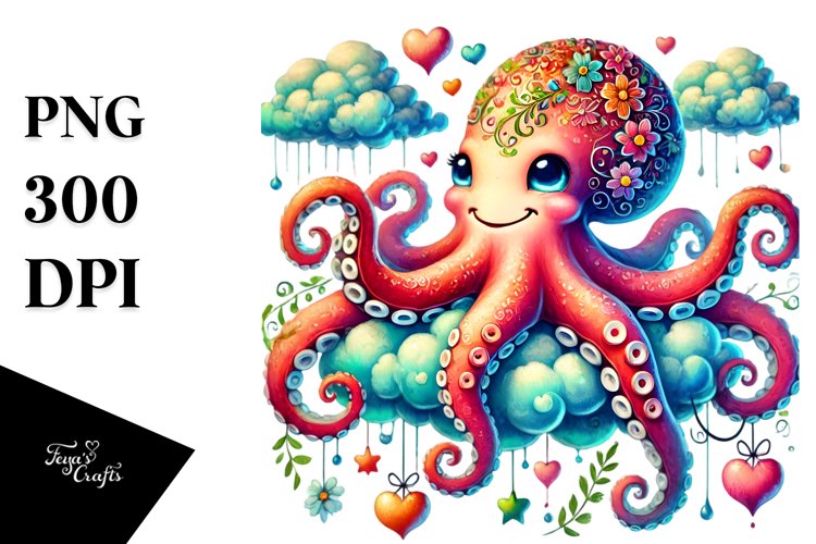 Octopus Clipart Image 13