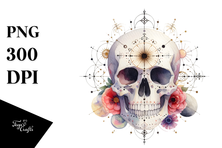Simple Skull Clipart Image 20