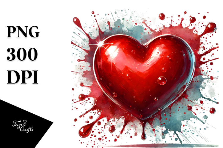 Red Heart Png Image 10
